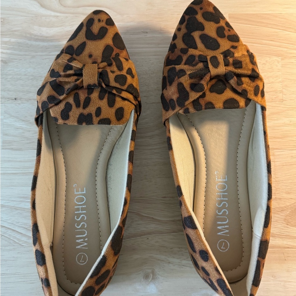 Comfortable Cushion Leopard Print Women's Ballet Flats - Picture 10 of 14